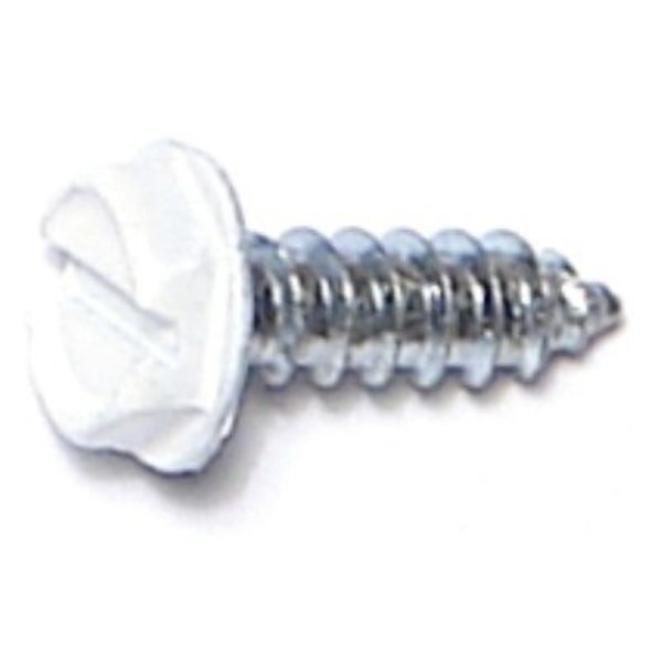 Buildright Sheet Metal Screw, #7 x 1/2 in, Zinc Plated Steel Hex Head Combination Drive, 366 PK 52614